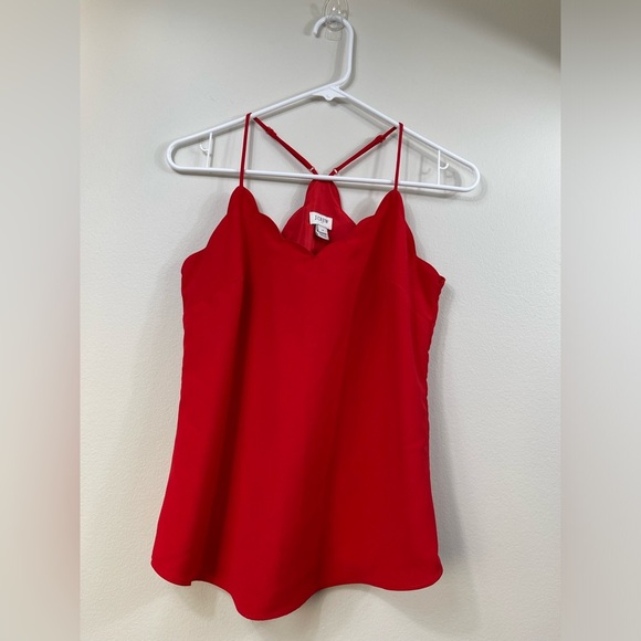 J. Crew Tops - Red Women's Top Camisoles Career Work Summer by JCrew Size 0